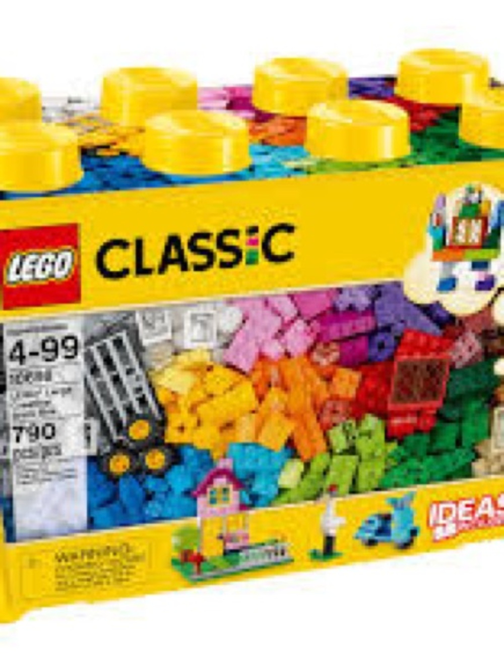 Lego Classic Multicolor Building Brick Set with Yellow Box